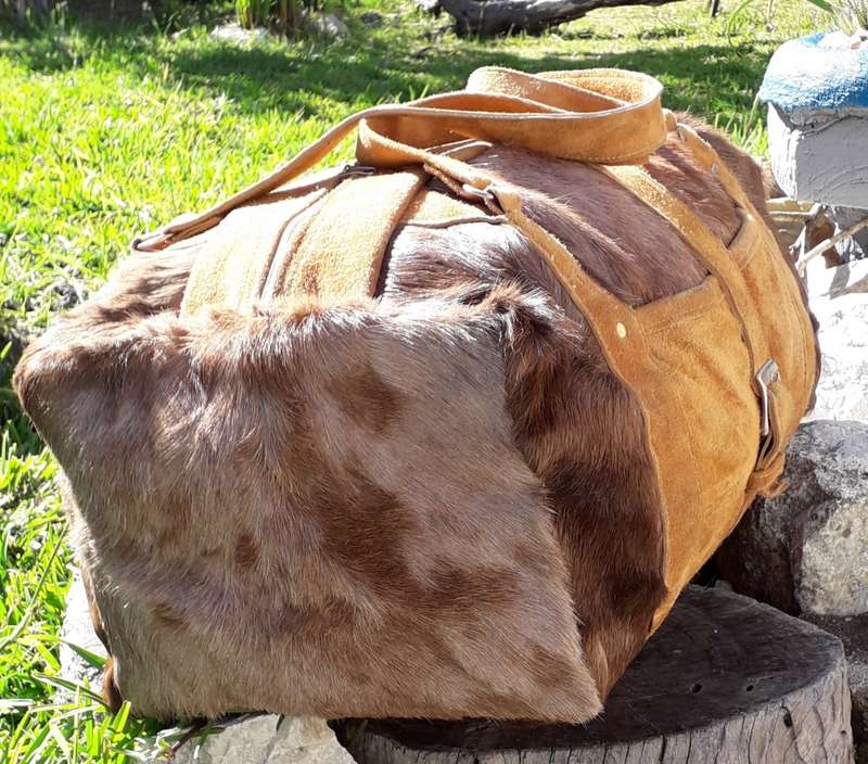 Red Hartebeest and Eland Duffle Bag / Weekend Bag